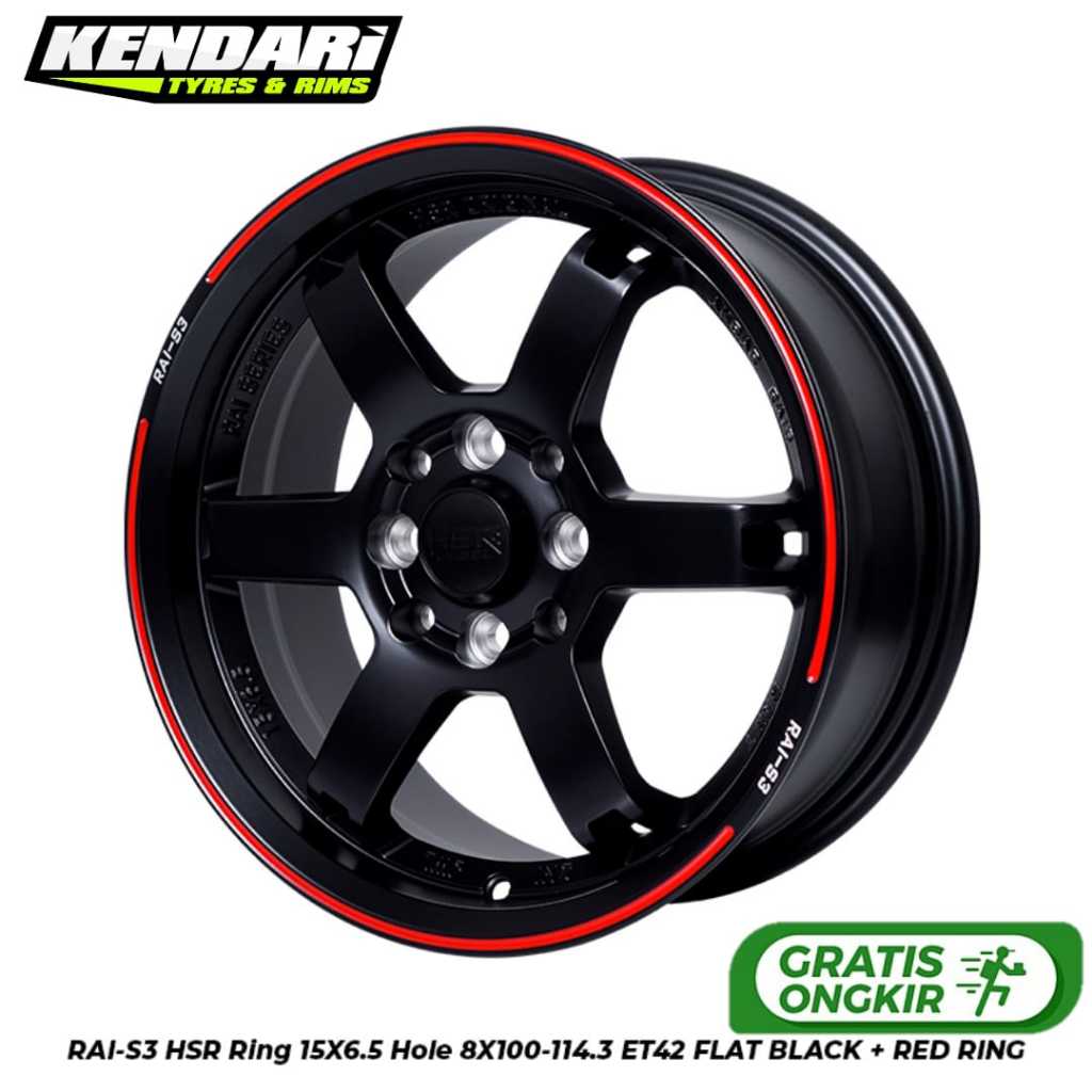 Velg Mobil Yaris Mobilio Agya Swift Ring 15 HSR RAI S3 R15