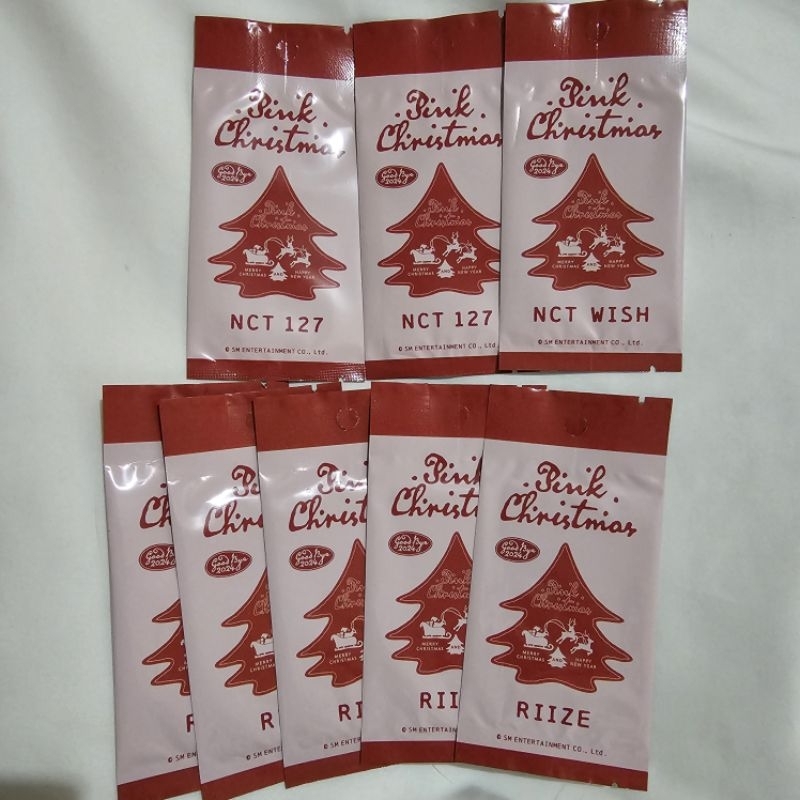 RANDOM TRADING CARD / TC CHRISTMAS SM KWANGYA NCT 127 NCT WISH RIIZE