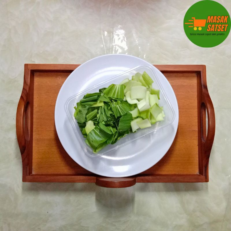 

☘️MASAK SATSET☘️ KIRIM INSTAN Foodprep Pakcoy Potong