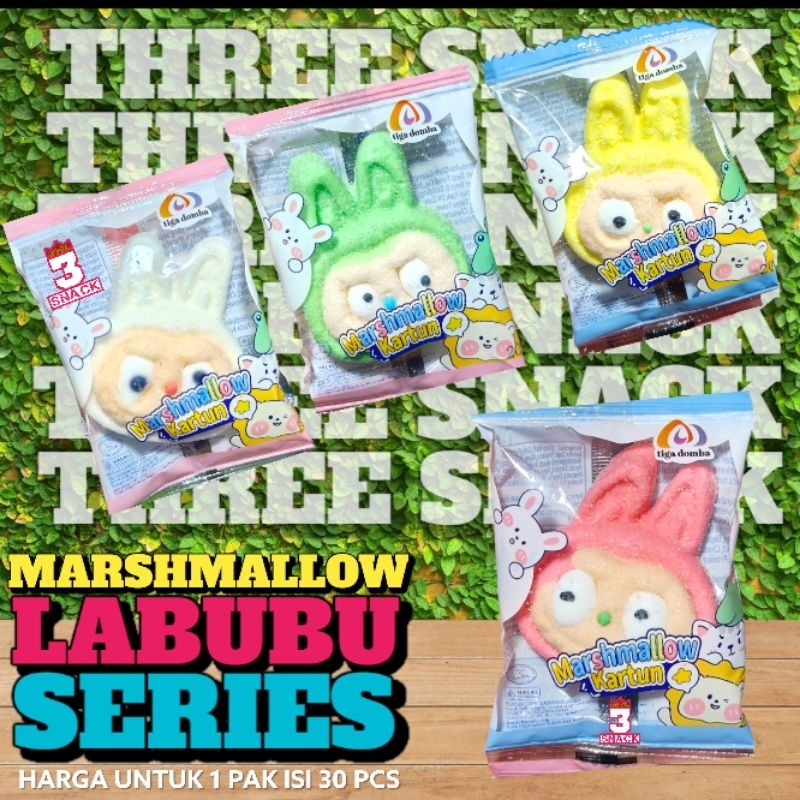 

1 PAK MARSHMALLOW Labubu Mix Kartun ISI 30
