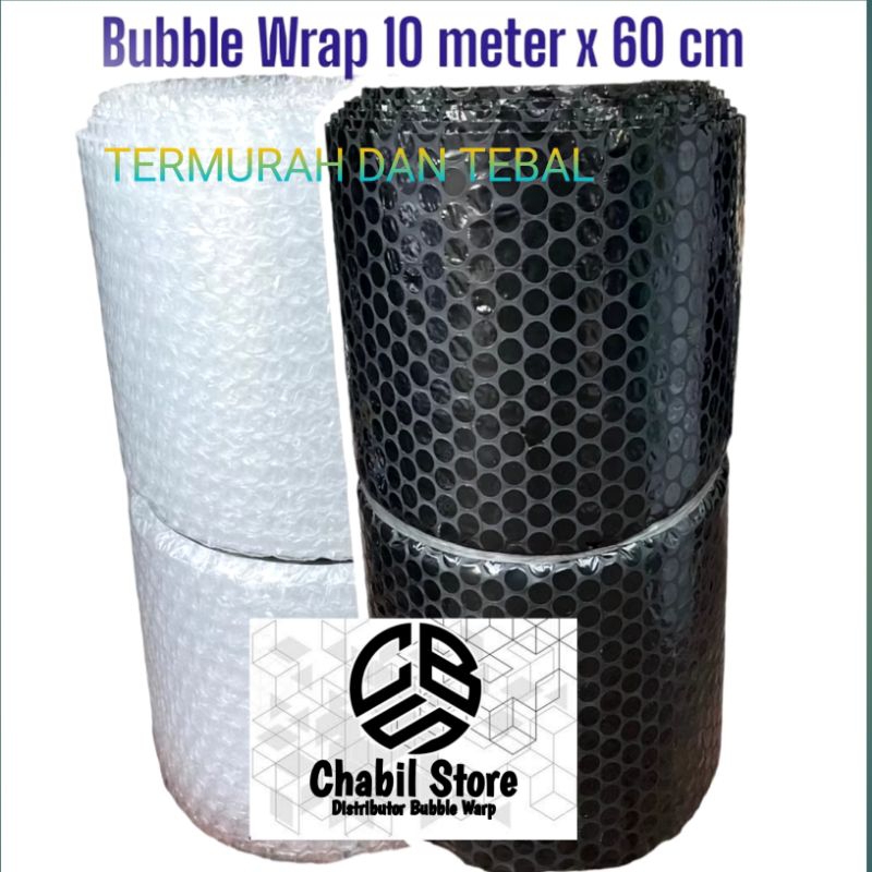 

BUBBLE WRAP 10 METER x 60 CM (TEBAL)