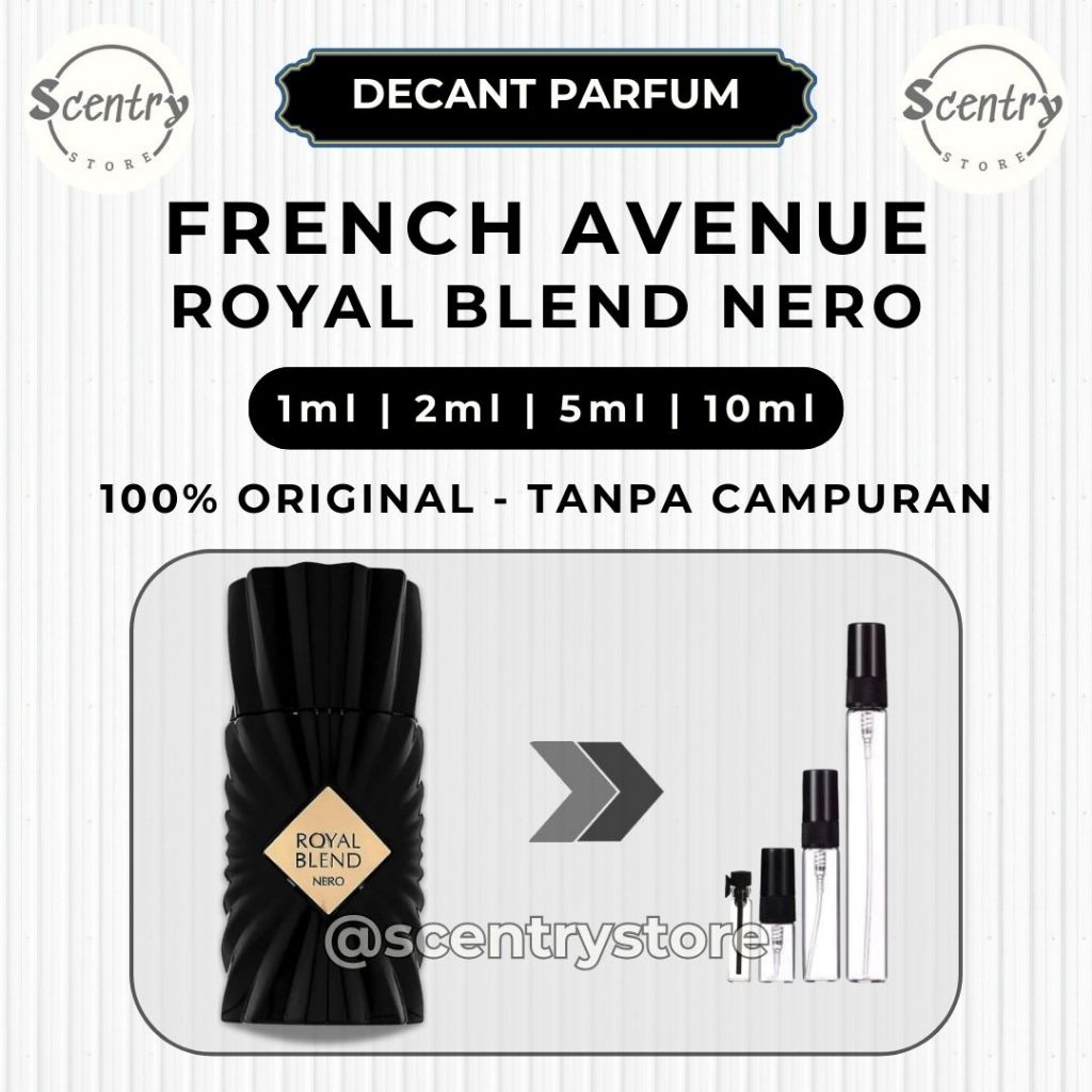 Decant Parfum FRENCH AVENUE Royal Blend Nero XDP