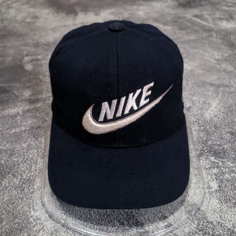 Caps Topi Nike Vintage Lawas Jadul Strap Logo Second Thrift Original