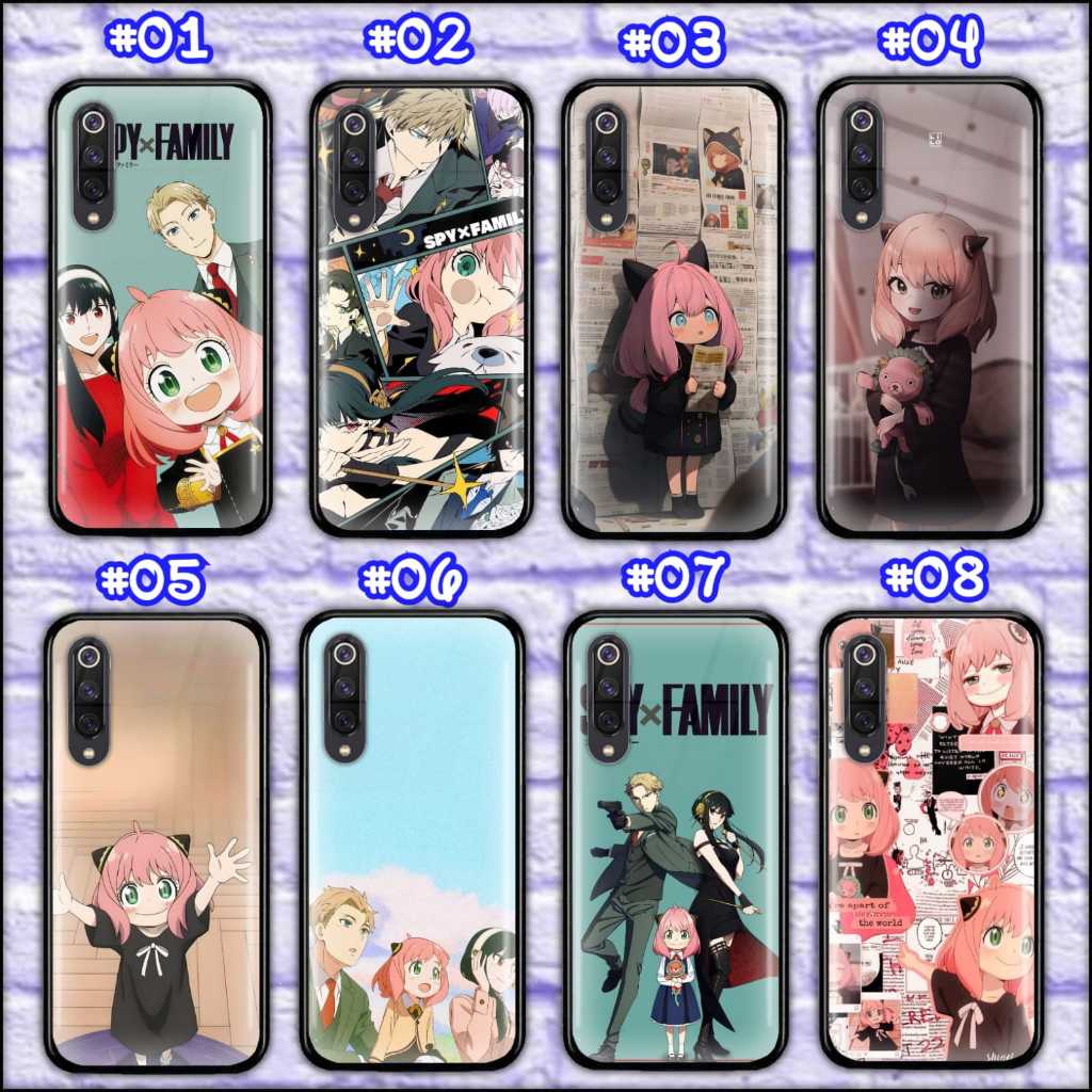 SAMSUNG J3 2016,J5 2015,J5 2016,J7 2015,J7 2016, J7 CORE PREMIUM SOFT CASE GLASS MOTIF SPY X FAMILY