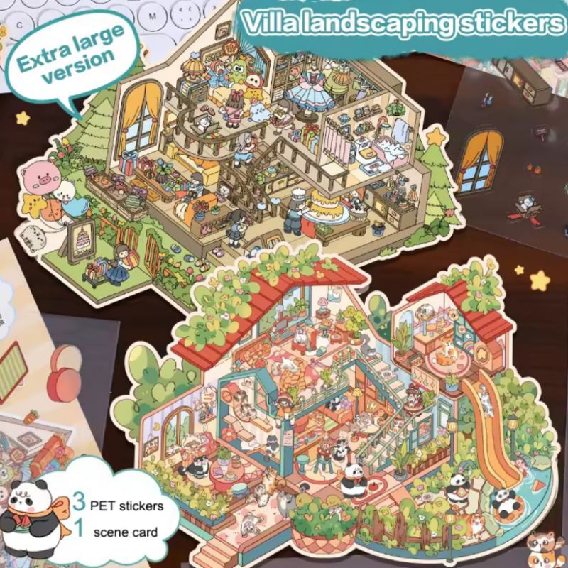 

Stiker 3D Dekorasi Ruangan Landscape Ukuran Besar | Big Size Decoration Room Sticker Landscaping