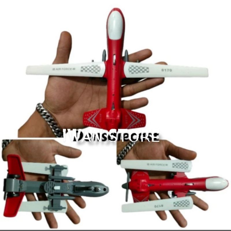 mainan diecast pesawat skala 87