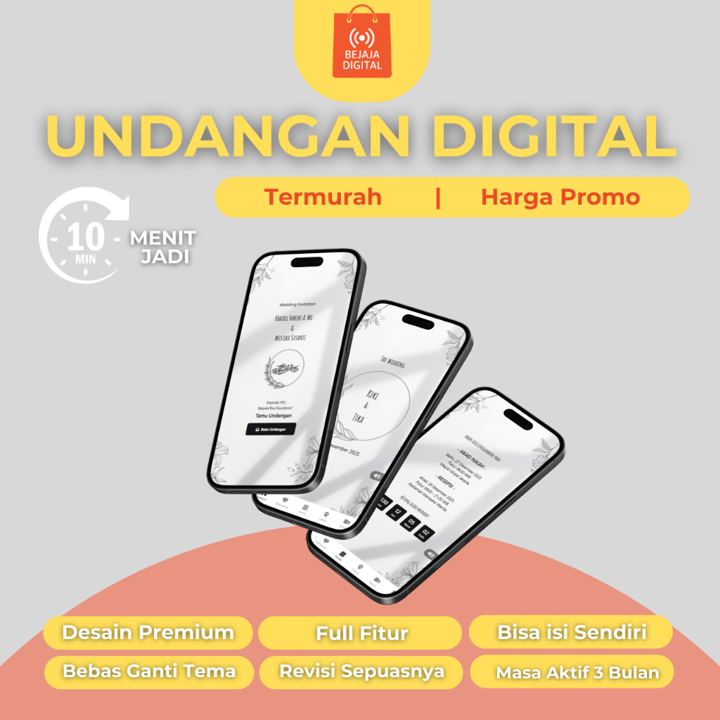 Undangan Digital Website - Wedding Invitation Kisah Klasik