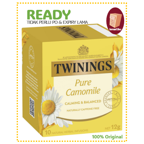 

Twining's Pure Camomile Infusions Tea Bags | 10 pack/Teh Herbal Twinings - 100% ORIGINAL