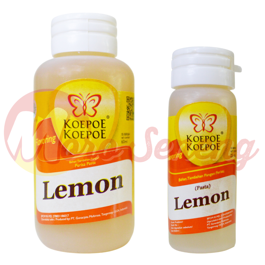 

Pasta Lemon Kupu Perisa Koepoe Food Flavoring