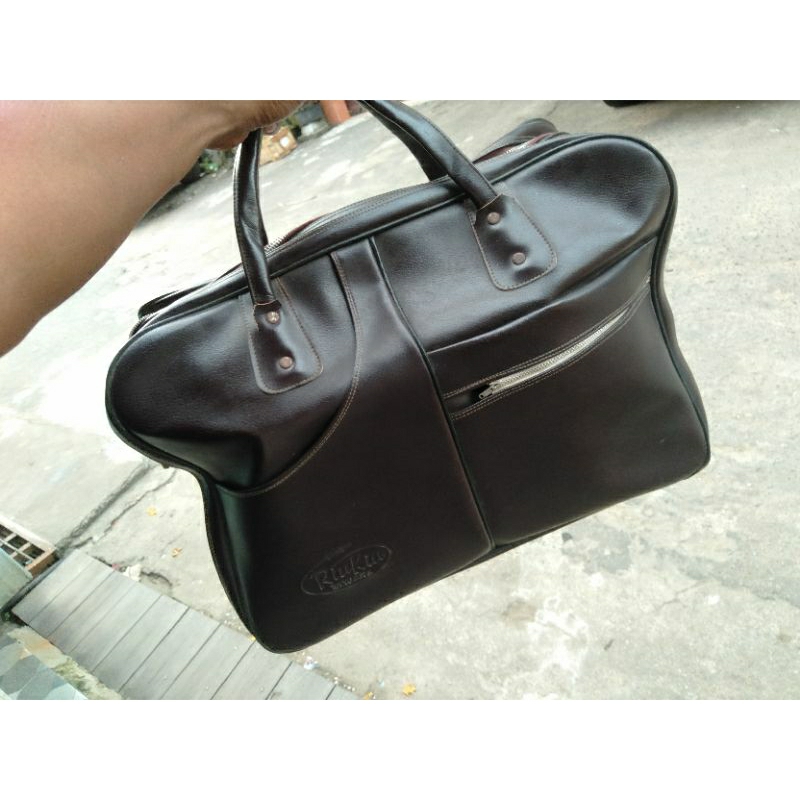 Tas Bag Kulit Vintage Japan RyuKyu