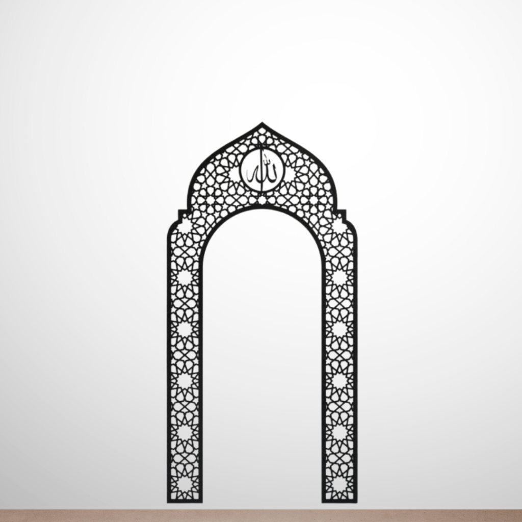 MIHRAB MUSHOLA | MIHRAB RUMAH | HIASAN DINDING BAHAN PVC | D