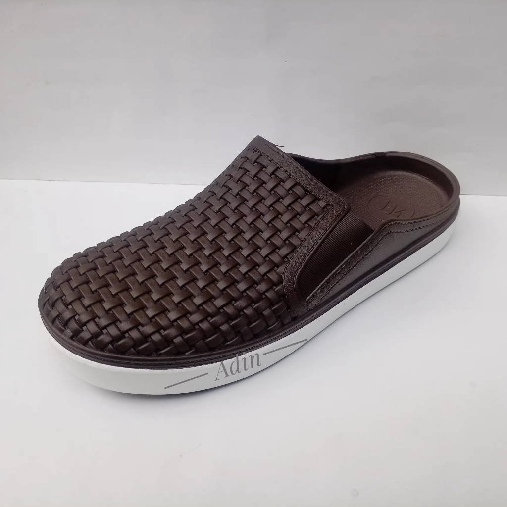 Sandal Selop Pria Sepatu Karet YUMEIDA Premium Terbaru Kekinian Slip On