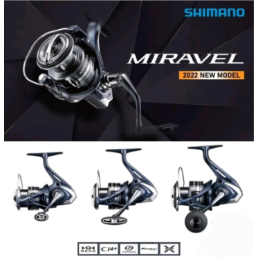 Reel Shimano Miravel 2022 2500 Reel Pancing - 2500