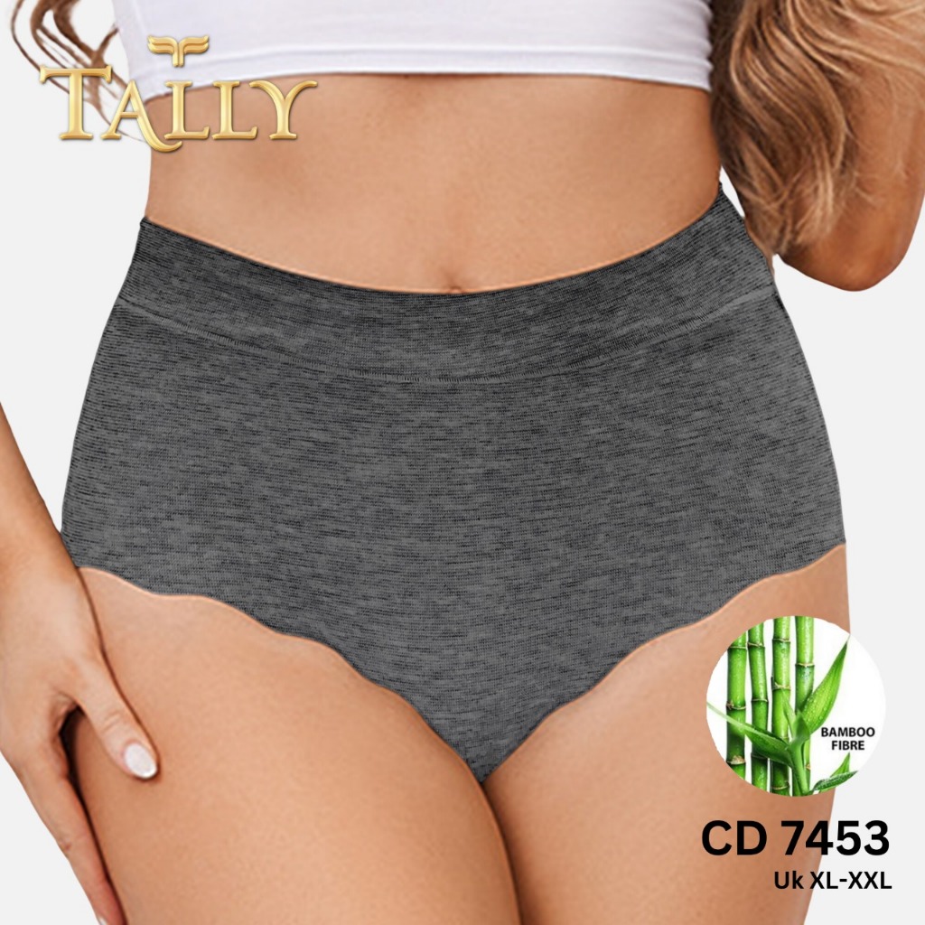 TERLARIS TALLY CD 7453 Celana Dalam Wanita Bahan Katun Bambu Seamless XL - XXL Celana Dalam Basic