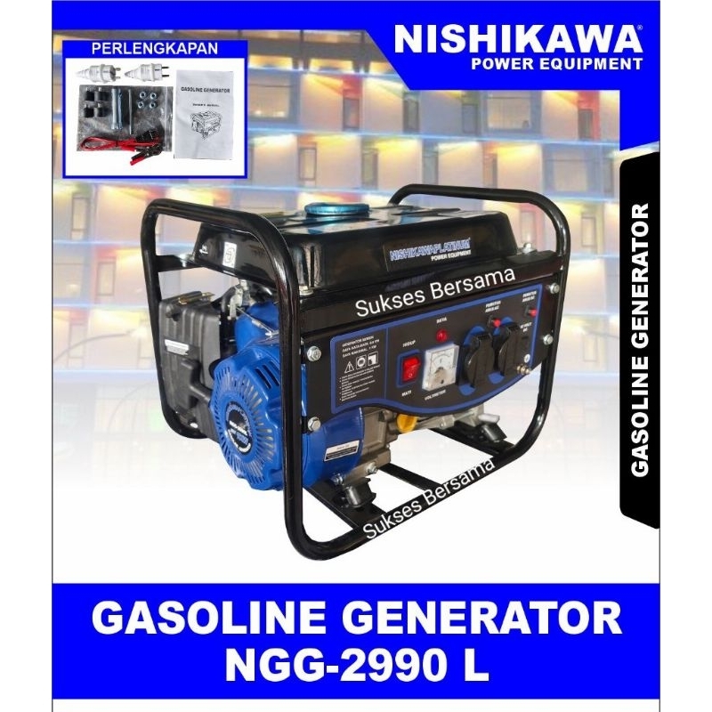 Generator / Genset Nishikawa NGG-2990L (900 Watt) 4 tak