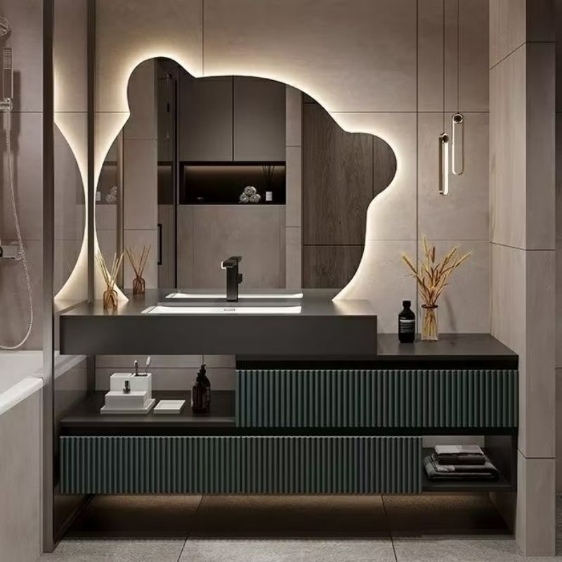 Kaca Cermin Aestetick wastafel Kamar Fashion Make up