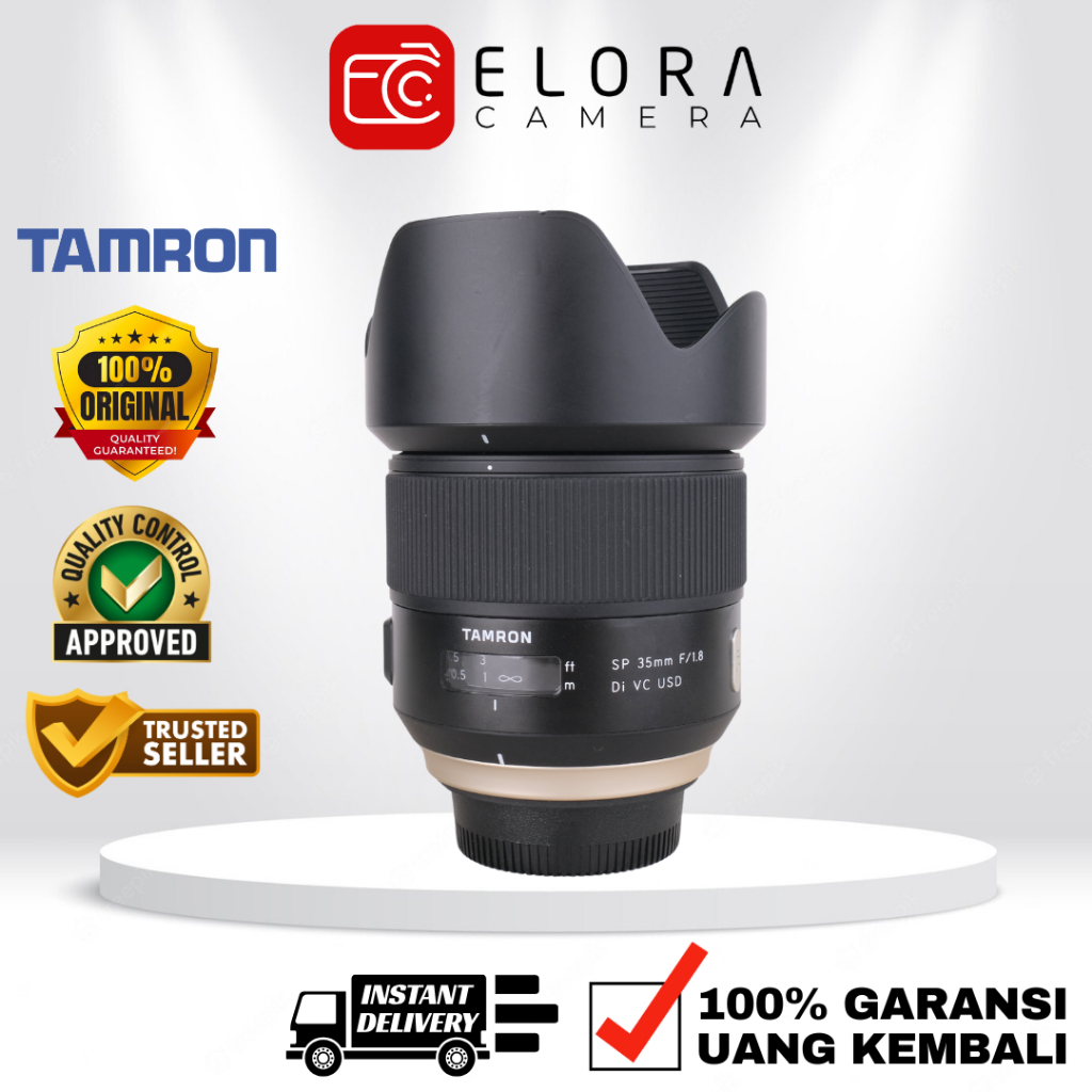 Tamron SP 35mm F1.8 Di VC USD for Nikon / Lensa Tamron SP 35 mm F 1.8 Di VC USD for Nikon