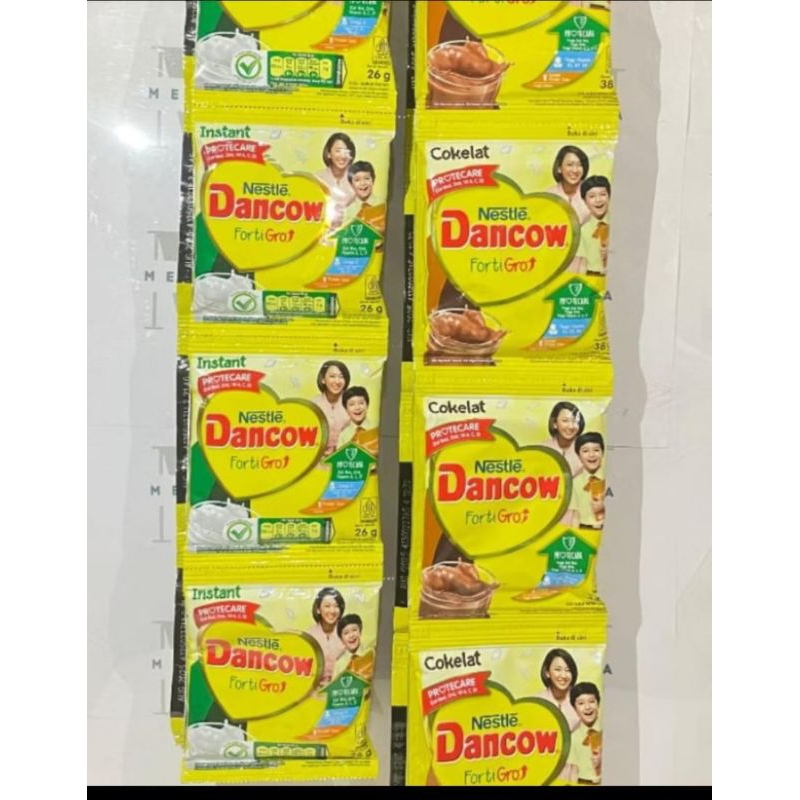 

DANCOW FORTIGO Renteng INSTAN 26 GR/COKLAT 38 G isi 10 sachet