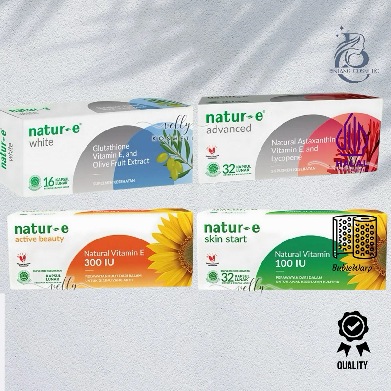 Natur-E White Glutathione | Natur-E 100 IU | Natur-E 300 IU | Natur-E Advanced 16 & 32 Capsule