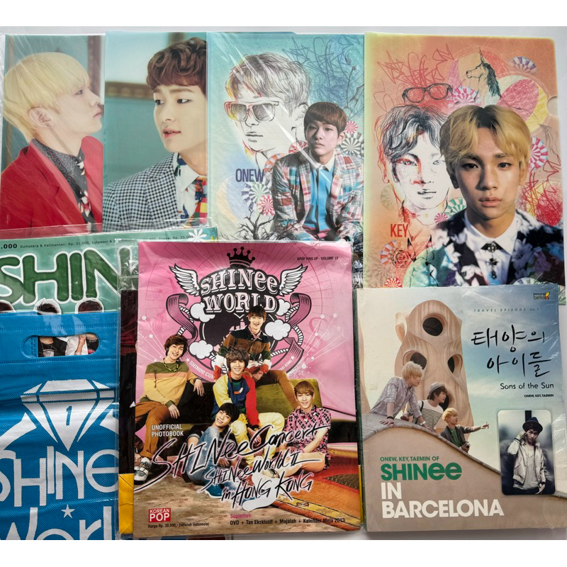 SHINee Official Diary 2013 & 2012 SEALED, SHINee the First 1st Concert in Seoul DVD SEALED, SHINee A