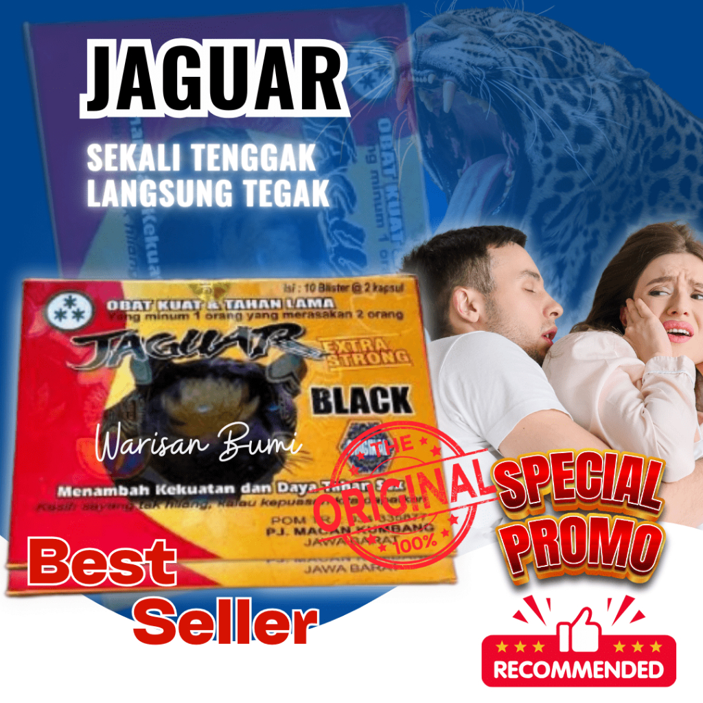Jamu Jaguar Black Kapsul Stamina Pria Dewasa