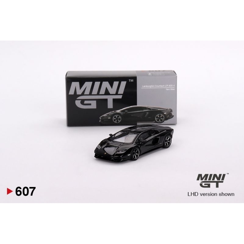 Mini GT 607 | Lamborghini Countach Nero Maia 1/64 Scale | MD 25