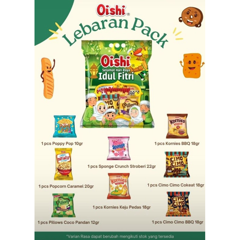 

READY STOCK 10 PACK (1 BALL) OSHI GIFT PACK LEBARAN HAMPERS BOCIL SPECIAL IDUL FITRI EDITION READY STOK