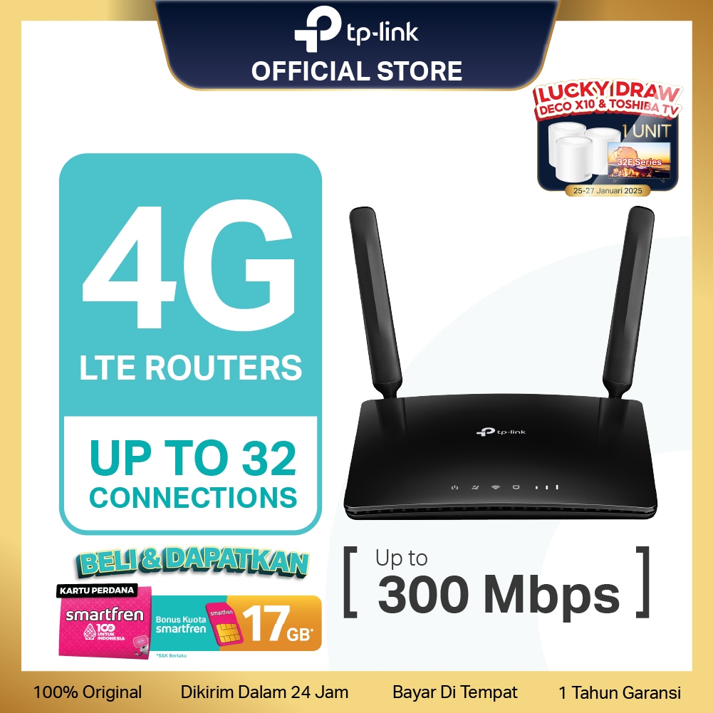 TP-Link Router TL-MR6400 Modem WiFi 4G LTE N300 Wireless Router Wifi Modem Router 300Mbps Sim Card P