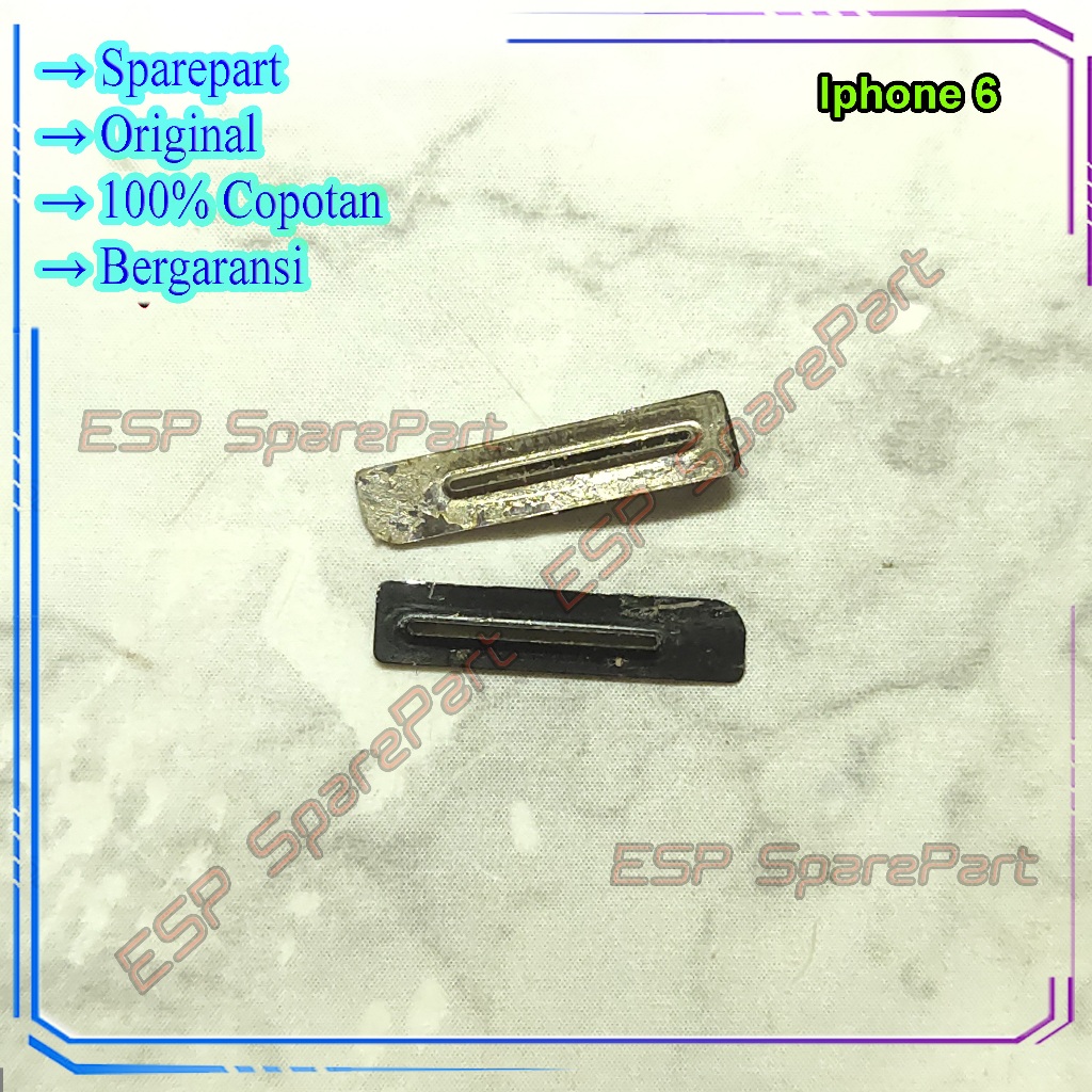Filter Earpiece Iphone 6 Tutup Jaring Speaker Telinga / Atas Copotan