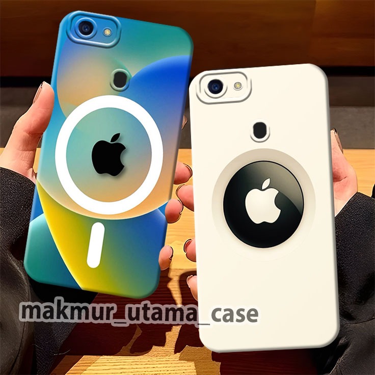 Casing Silikon Oppo F5 Oppo F5 Youth Oppo F9 Oppo F9 Pro Realme 2 Realme 2 Pro Motif Apel -  Case Hp