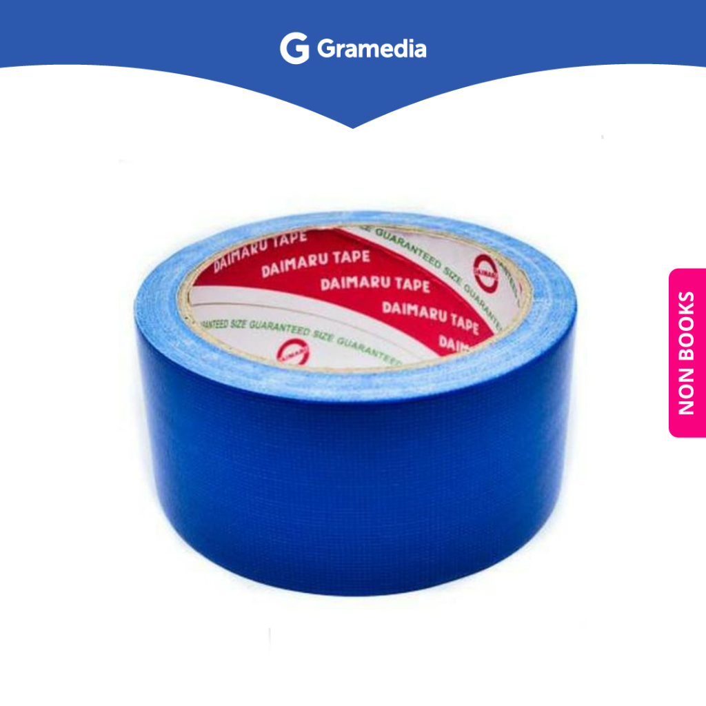 

Gramedia Surabaya - DAIMARU CLOTH TAPE 48MMX12 BLUE