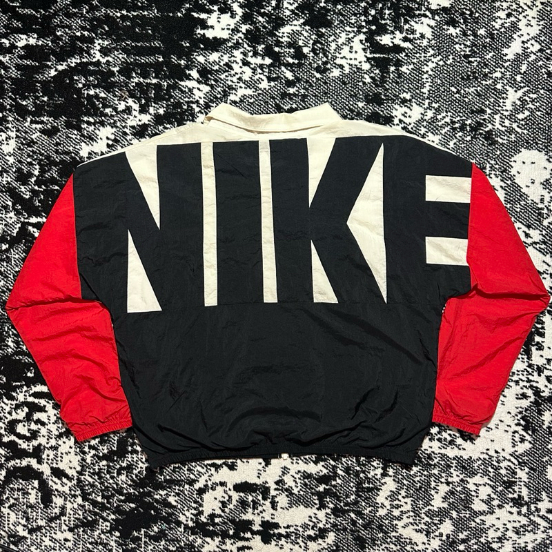 Windbreaker Nike Big SpellOut 90's Vintage Jacket Colorblock