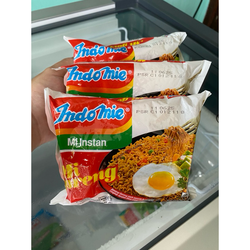 

Indomie Goreng Rp 10.000 dpt 3pcs