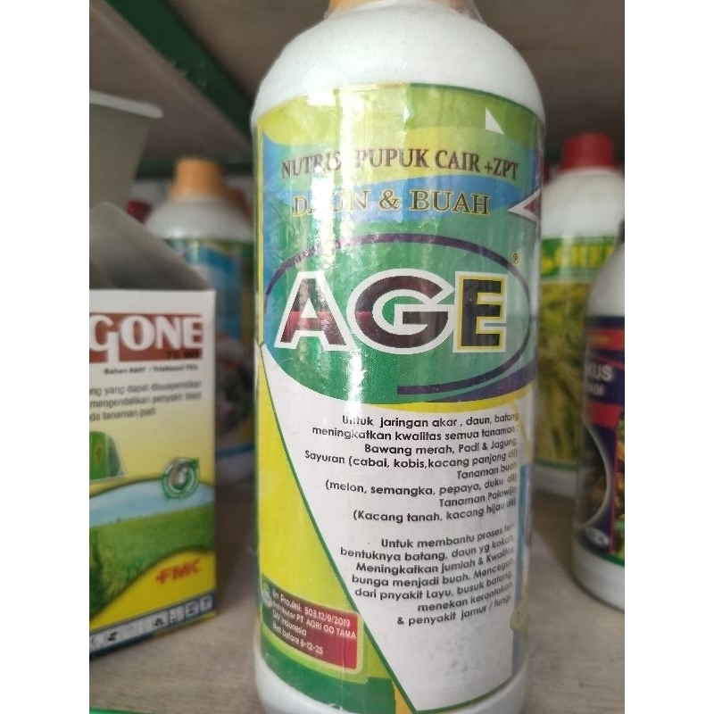 obat pertanian pupuk cair daun AGE 1L