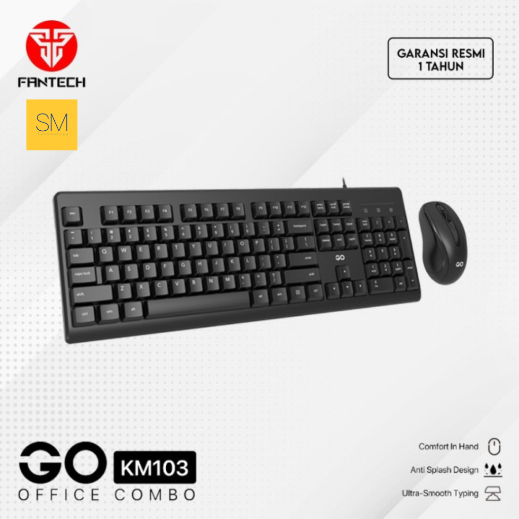 Fantech Keyboard Mouse Office Combo GO SERIES KM103 KM-103
