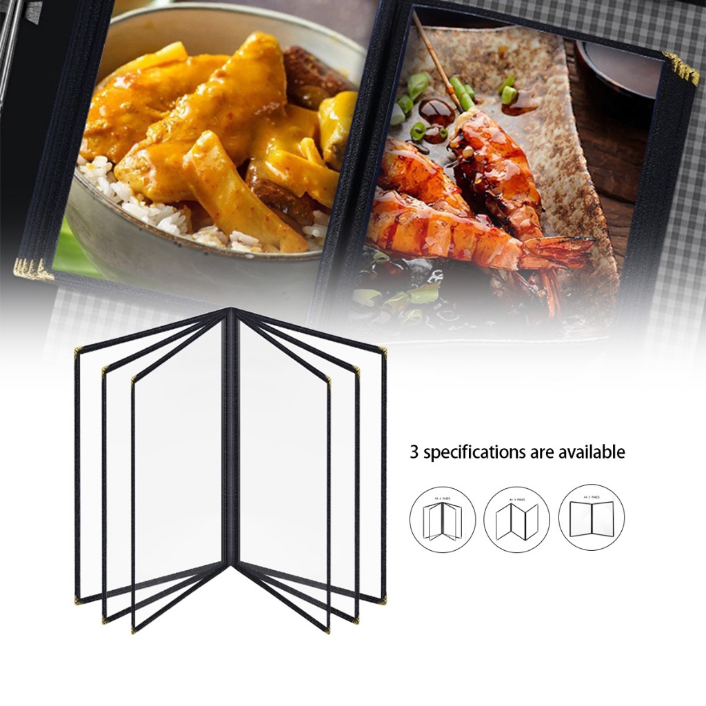 

A4 BUKU MENU RESTORAN KULIT COVER MENU COVER PELINDUNG MENU-KAFEDAFTAR MENU COVER PELINDNG 4/6/8/PAGE
