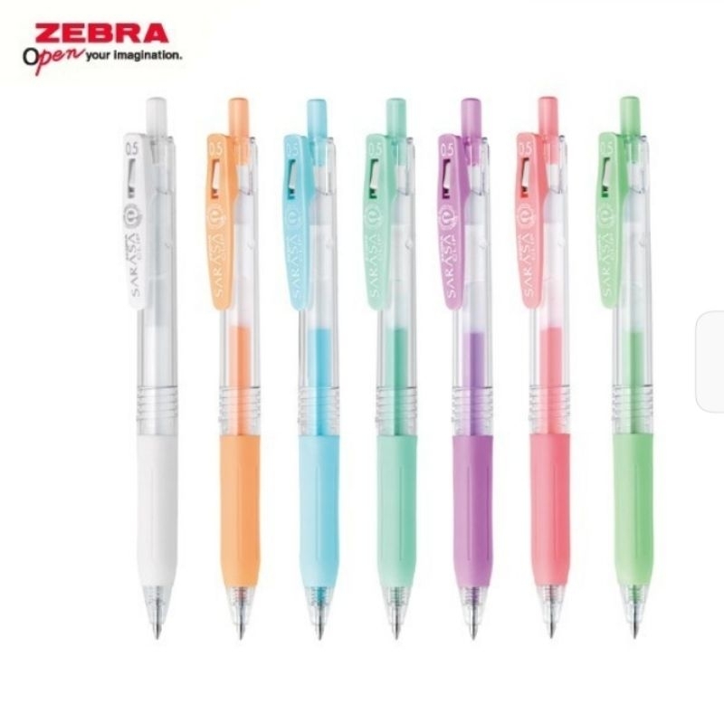 

Zebra Sarasa Milky Series Pulpen Gel 0.5mm 8 Warna (A1008)
