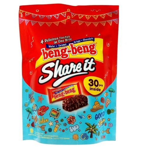 

BENG-BENG WAFER CHOCOLATE SHARE IT (1 PACK ISI 25 PCS)