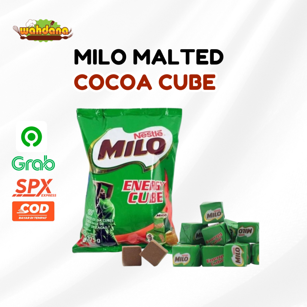 

Milo Malted Cocoa Cubes Isi 100