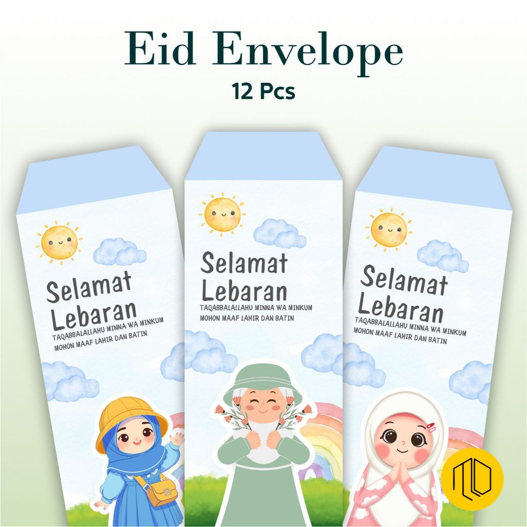 

(ISI 12 PCS) Amplop Lebaran Varian Anak Perempuan / Amplop Lebaran Aesthetic / Angpao Lebaran / Happy Eid Mubarak / Angpao Amplop Lebaran Ukuran Panjang / Amplop Hari Raya Idul Fitri / Amplop Idul Fitri Bahan Tebal / Amplop Lebaran Unik / Amplop Viral