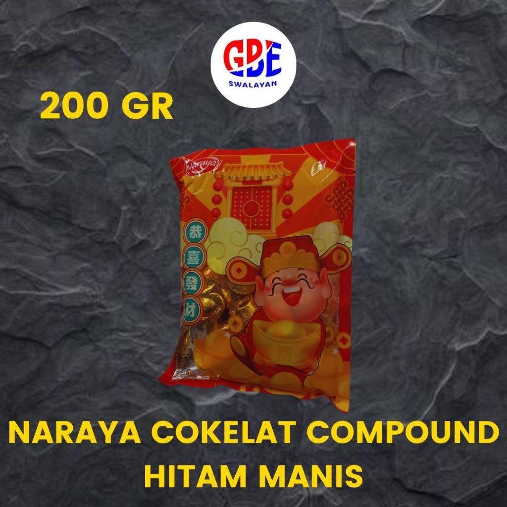 

NARAYA COKELAT COMPOUND HITAM MANIS 200GR