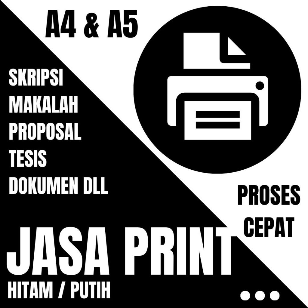 

Print Online Murah / Print Hitam Putih Proses Cepat