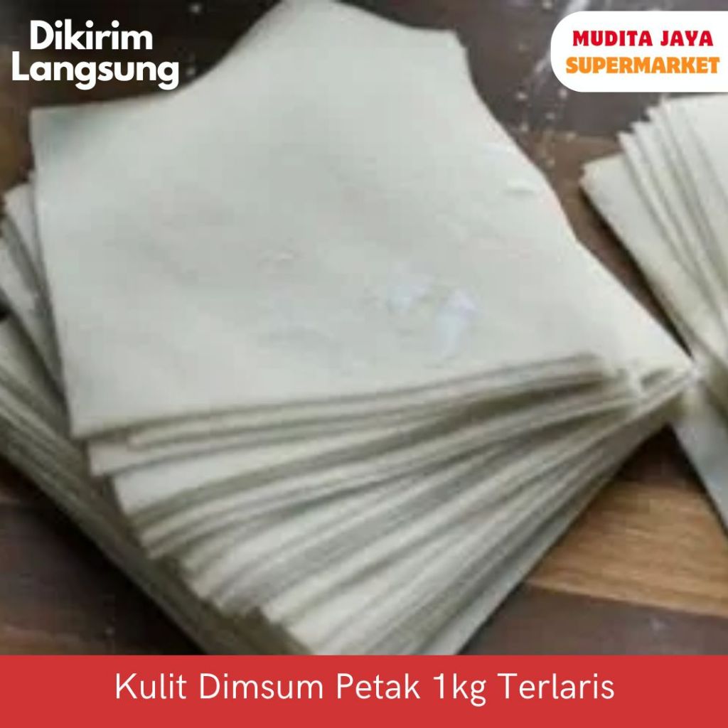 

Kulit Pangsit / Kulit Dimsum Petak 1kg Medan