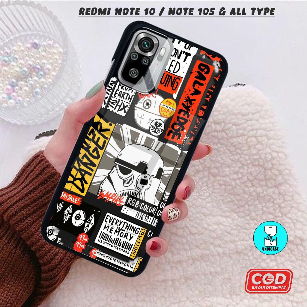 CASE GLOSSY REDMI NOTE 10 / REDMI NOTE 10S dan ALL TYPE SMARTPHONE & ANDROID Bisa request tipe Cassi