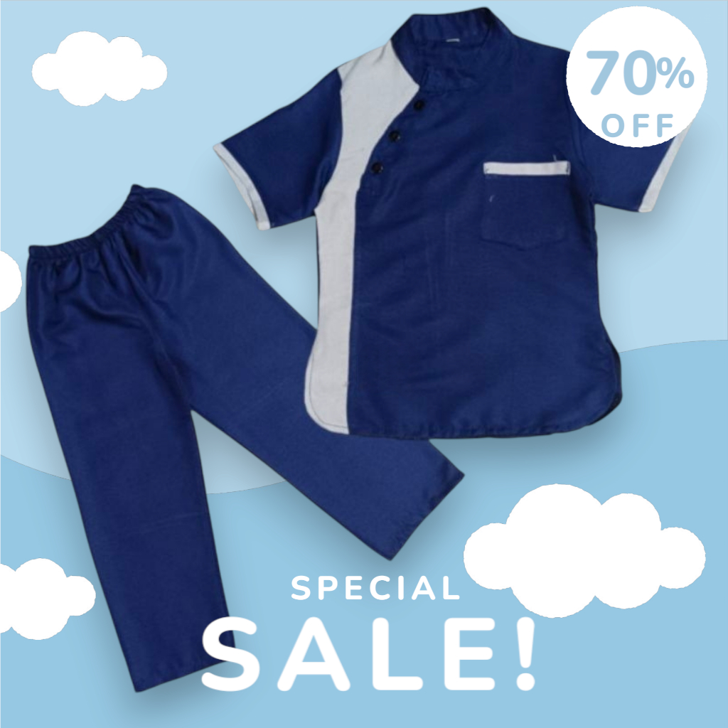 SETELAN KOKO ANAK LAKI LAKI / BAJU KOKO ANAK 1-10TAHUN / KOKO KURTA ANAK LAKI-LAKI