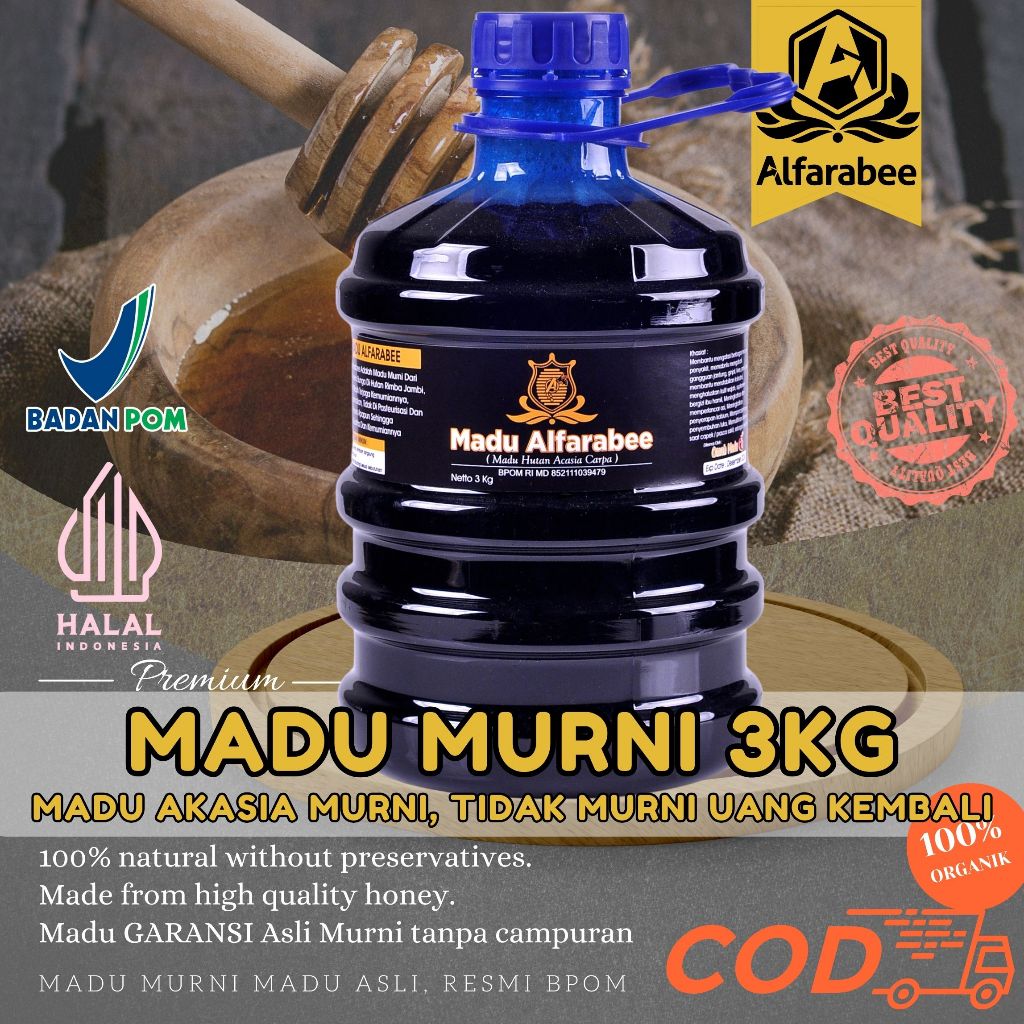 

Madu Murni 1000 persen bunga akasia 3kg curah banyak persediaan kesehatan keluarga sebulan