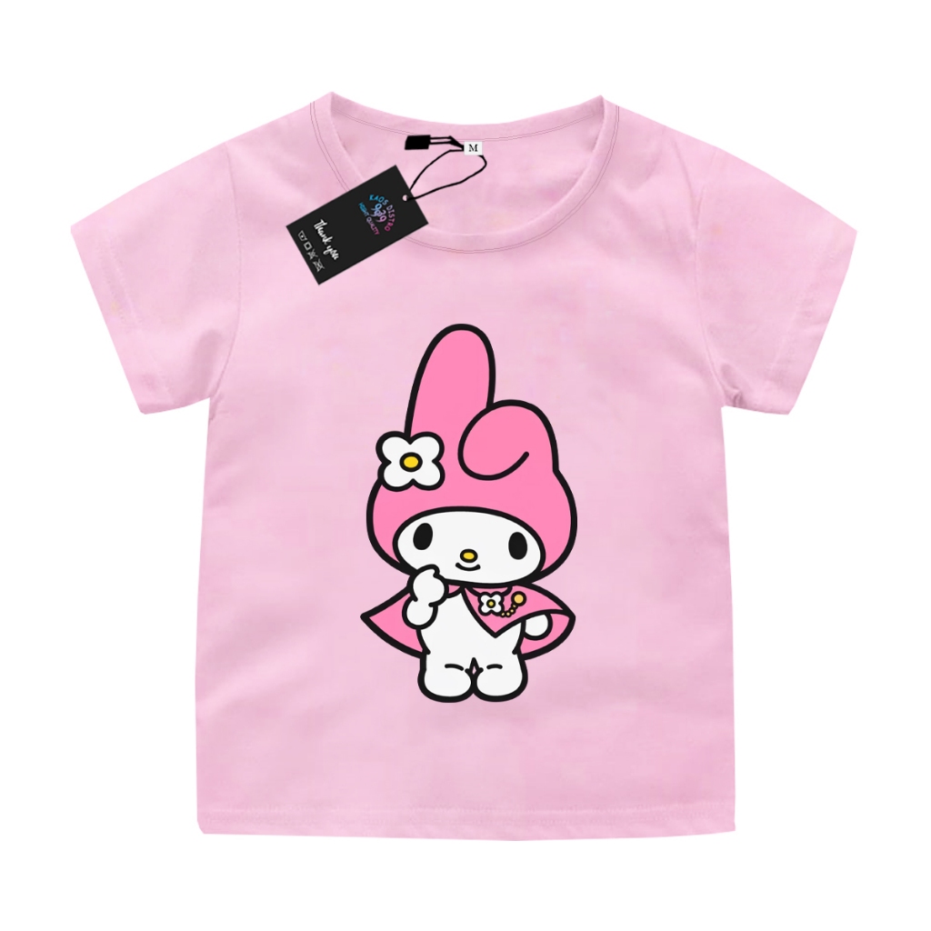 Kaos Anak Kuromi Melody Atasan Anak  Perempuan Toko 9939 0-10 Tahun