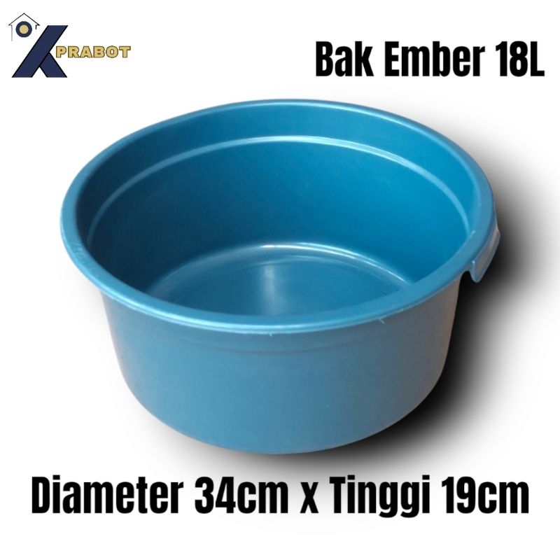 Bak Ember bulat kecil 18 Liter - Kprabot / bak USA 21 / bak ikan / ember ikan / bak ember bulat / em