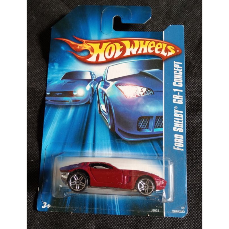 HOT WHEELS FORD SHELBY GR-1 CONCEPT MERAH