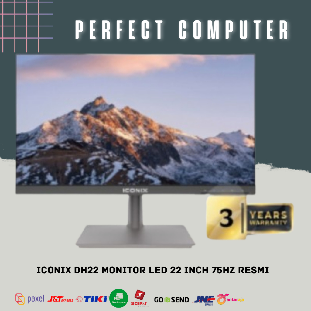 MONITOR ICONIX DH22 LED 22 Inch 75hz Resmi